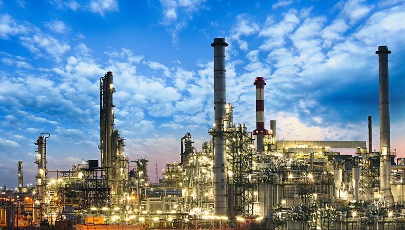 Oil and gas industry refinery factory petrochemical plant cm