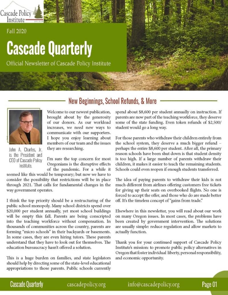 Cascade Quarterly Fall 2020