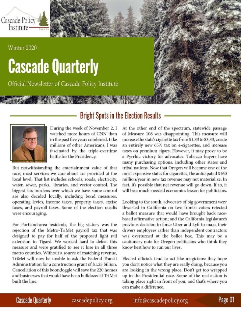 Cascade Quarterly Winter 2020