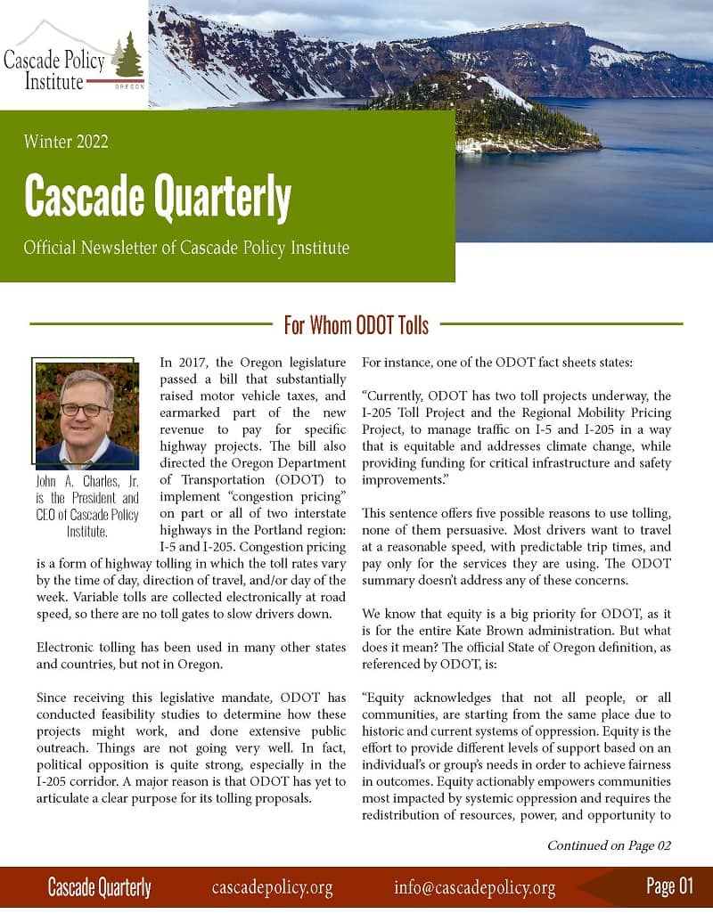 Cascade Quarterly Winter 2022 Page 1 800cm